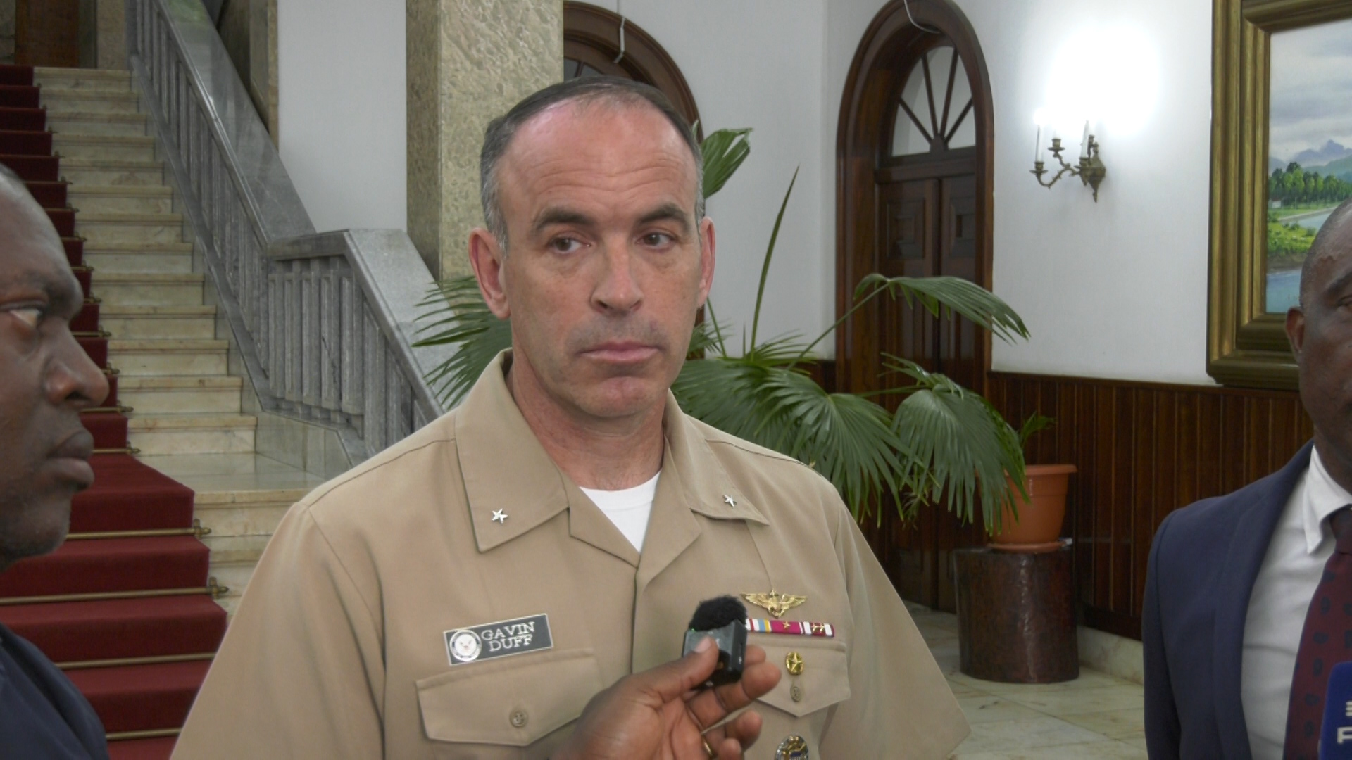 Cerca de duas dezenas de militares norte-americana de alta patente visitam São Tomé